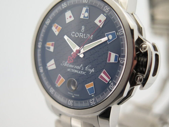 Montre montre CORUM admiral's cup 41 mm automatique acier 58 Facettes 261220