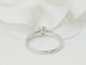 Bague 53 Bague solitaire en or blanc et diamants 0.30 ct 58 Facettes 32448/31791