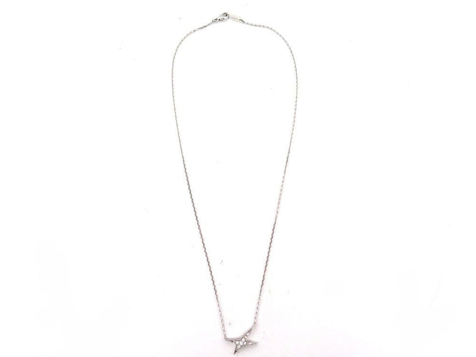 Collier collier MAUBOUSSIN valentin for you or blanc 18k diamants 0.1cts 58 Facettes 268087