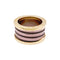 Bague 51 Bague Bulgari, "B.Zero1", or rose, cermet. 58 Facettes 35003