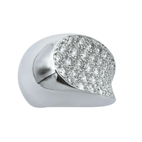 Bague 52 Bague Fred Candy en or gris 18K avec 2,70 cts de diamants G-VS - Taille 52 58 Facettes FB06061