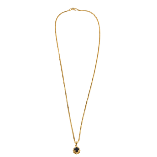 Collier COLLIER "MARGUERITE" DIAMANTS & SAPHIRS 58 Facettes BO/240044 NSS