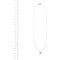 Collier Collier en or blanc avec un diamant de 0,44 ct 58 Facettes 50