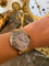 Montre CARTIER - Montre ballon bleu or jaune acier nacre rose 58 Facettes M74