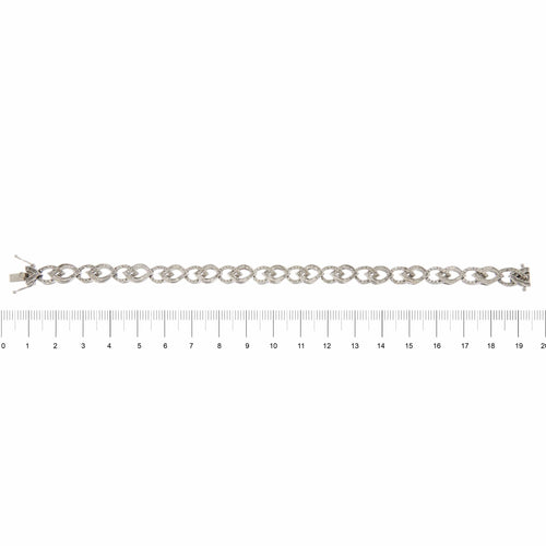 Bracelet Bracelet motifs navette diamants 58 Facettes 30428