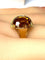 Bague 55 Bague style Art Déco or rose citrine 58 Facettes AB380