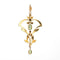 Pendentif Pendentif Lavallière édouardien Péridot Perles vintage Or Jaune 58 Facettes G13060