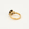 Bague 50 Bague or jaune, grenat pyrope et diamants 58 Facettes ANG0518