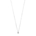 Collier DAMIANI - Collier solitaire or blanc diamant 0,40 ct 58 Facettes 37821