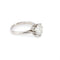 Bague 52 Bague Solitaire platine, or gris, diamant 2.40 cts (Certificat) 58 Facettes BD203
