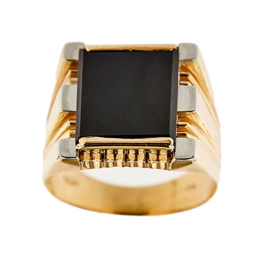 Bague Bague homme avec onyx 58 Facettes 31243