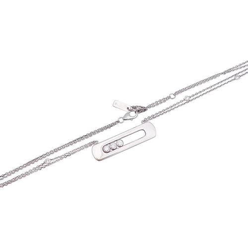 Collier Collier Messika "Move" or blanc, diamants. 58 Facettes 33638