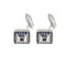 Boutons de manchette Boutons de manchette avec saphirs 58 Facettes 36483