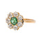 Bague 53 Bague Marguerite Or rose Emeraude 58 Facettes 3437191CN