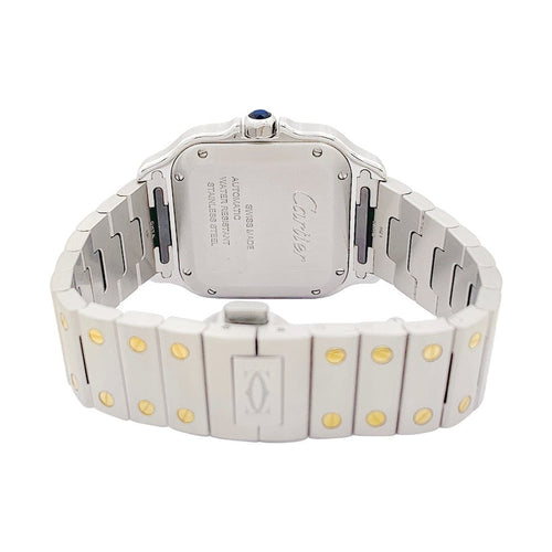 Montre Montre Cartier "Santos" or, acier. 58 Facettes 33853