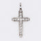 Pendentif Pendentif Croix Art Déco Diamants 58 Facettes