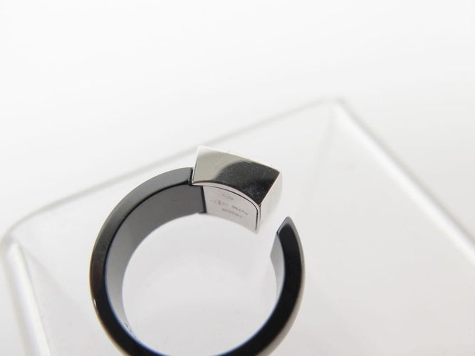 Bague 51 bague MAUBOUSSIN etoile sublime gm or blanc ceramique noire 58 Facettes 260462
