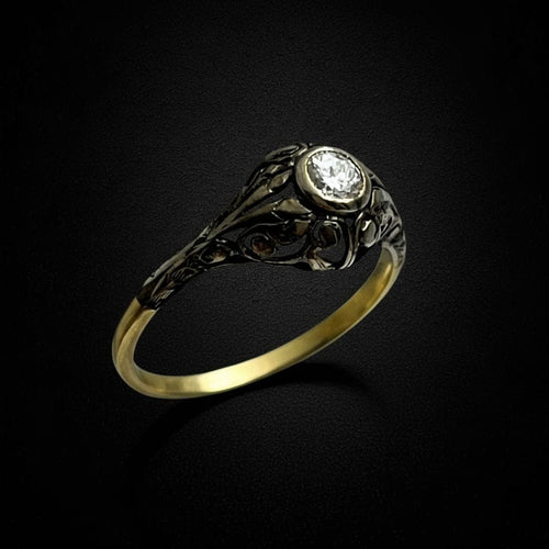 Bague Bague Art nouveau du début des années 1900 58 Facettes