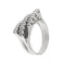 Bague 59 Bague triple rivière avec diamants 0,48 ct 58 Facettes 30234