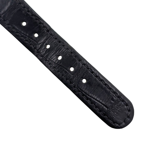 Montre Patek Philippe Golden Ellipse 3848 RARE White 18k Gold Circa 1990 Caliber 215 58 Facettes