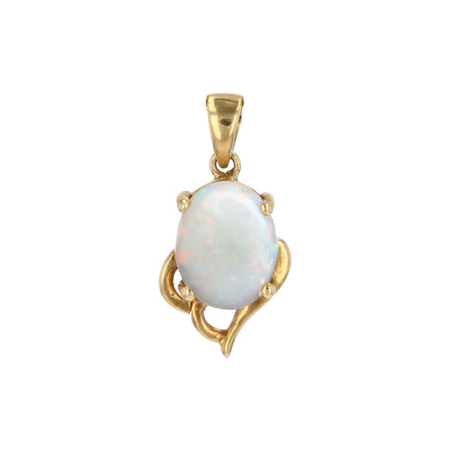 Pendentif Pendentif opale or jaune 58 Facettes 24-331B