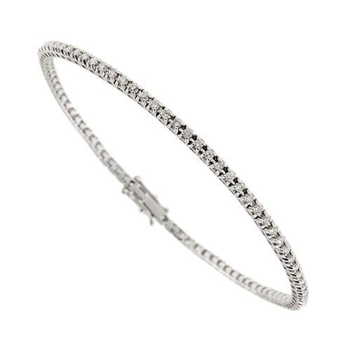 Bracelet Bracelet de tennis en diamant de 1,22 ct 58 Facettes 34803