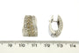 Boucles d'oreilles Boucles d'oreilles diamants blancs et bruns 58 Facettes 13036