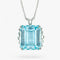 Pendentif Pendentif en or blanc – Topaze 26,50 carats 58 Facettes AL36