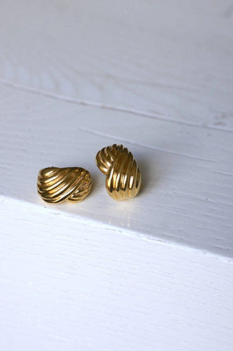 Boucles d'oreilles Boucles d'oreilles clip torsade or 58 Facettes