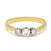 Bague 59 Bague Trilogie en or bicolore et diamants 58 Facettes 6A6DF31F43F34520B45092272F1C9343