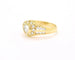 Bague Bague en or jaune avec un diamant central de 0,55 ct et des diamants d'accompagnement 58 Facettes 12477