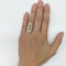 Bague 54 Bague or jaune, platine et diamants 58 Facettes Z15B51688