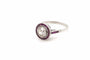 Bague 57 Bague Art Déco Platine Diamant Rubis 58 Facettes 24714