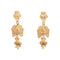 Boucles d'oreilles Boucles d'oreilles longues fleurs vintage années 60 Or jaune 58 Facettes G13438