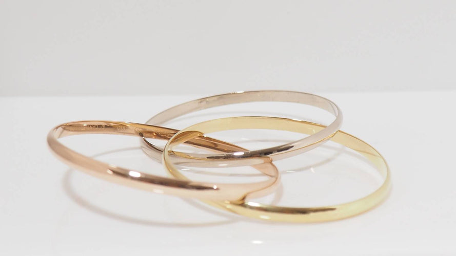 Bracelet Bracelet Trinity de Cartier d'occasion trois ors 58 Facettes 31245