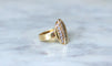 Bague 54 Bague Plaque diamants or jaune 58 Facettes