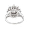 Bague 55.5 Bague Marguerite Or blanc Diamant 58 Facettes 3447716CN