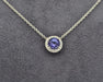 Collier avec tanzanite 1 ct 58 Facettes