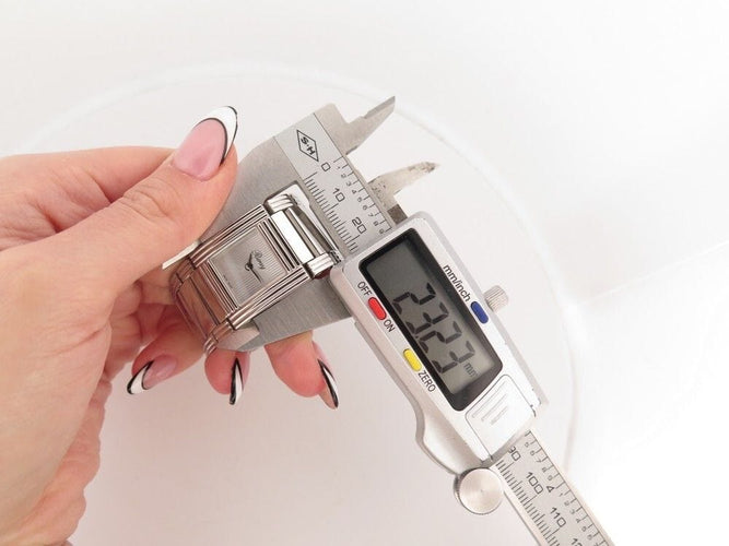 Montre montre POIRAY ma premiere manchette 27 mm quartz acier palladie 58 Facettes 259365