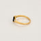 Bague 53,5 Bague or jaune, saphir et diamants 58 Facettes DRE1557