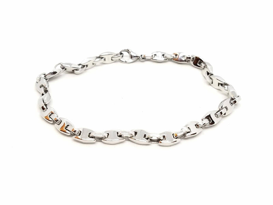 Bracelet Bracelet Maille Or blanc 58 Facettes 587691CN