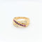Bague Bague or jaune diamants et rubis 58 Facettes 28909