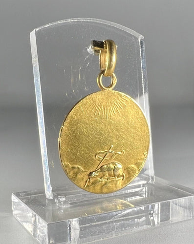 Pendentif DROPSY. Médaille de communion en or 58 Facettes 218