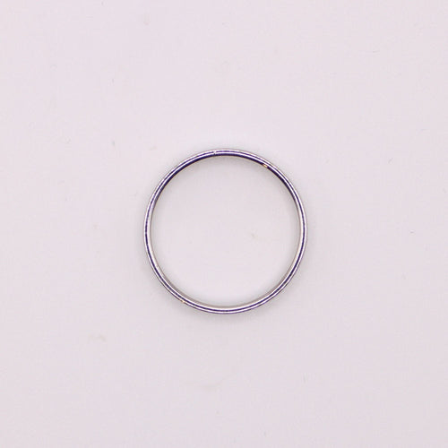 Bague 57 Alliance platine 58 Facettes