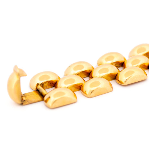 Bracelet Bracelet à maillons panthère en or jaune 18 carats 17300-9156 58 Facettes E695E547938346E18E7F57A8136F6D93