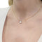 Collier Collier solitaire deux ors, diamants. 58 Facettes 33621