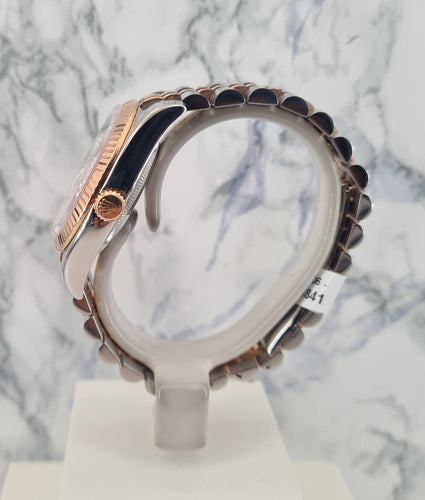 劳力士 - DateJust 36 玫瑰金与钢腕表 