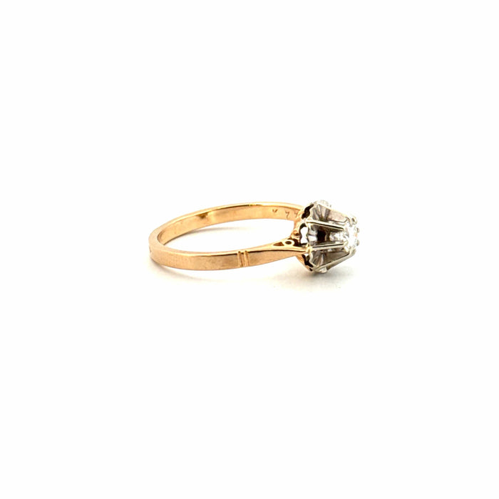 Bague 55 Solitaire Or Jaune Diamant 58 Facettes 95-GS30614-08