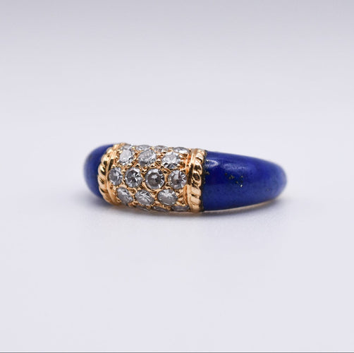 Bague VAN CLEEF & ARPELS - Bague Philippine Lapis Lazuli et Diamants 58 Facettes