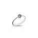 Bague Bague solitaire en or blanc avec diamants 58 Facettes